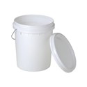 10L White Pail and Lid - UN certified