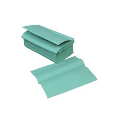 C Fold Hand Towels 1Ply Green - 310mm x 230mm