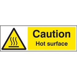 Caution Hot Surface Sticker