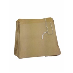 Kraft brown paper produce bags - 12x12.5"