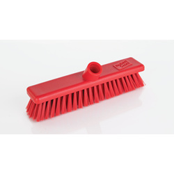 12" Red Hygiene Broom Head - Soft