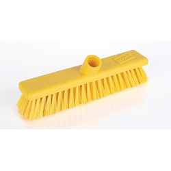 12" Yellow Hygiene Broom Head - Soft
