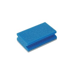 Blue non-scratch sponge