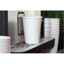 10oz Single Wall Coffee Cups - White