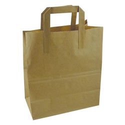 Small Brown Takeaway SOS Paper Bags