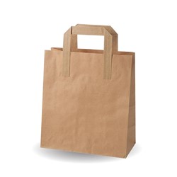 Large Kraft Takeaway SOS Paper Bags - 254x381x304mm