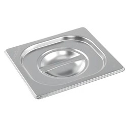 Stainless Steel 1/6 Gastronorm Lid (universal fitting 1/6)