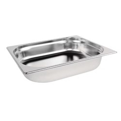 Stainless Steel 1/2 Gastronorm Pan 65mm 4 ltr