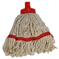 Interchange cotton mop head - 14" Red