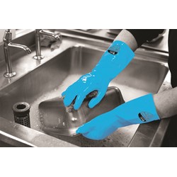 Latex rubber household glove - Medium