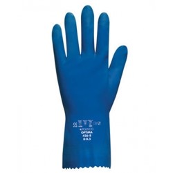 Blue Rubber Gloves - Small
