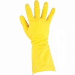 Yellow Rubber Gloves - Large