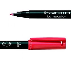 Staedtler Lumocolour Pen Permanent Fine - Red 