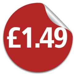 £1.49 Price Labels - 50mm