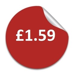 £1.59 Price Labels - 50mm