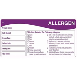 Allergen labels