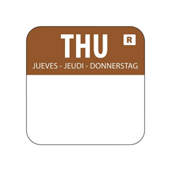 Thursday Day Dot Labels