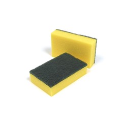 Yellow Sponge Scouring Pads