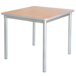 Indoor Beech Effect Square Dining Table 750mm