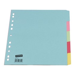 5 Part Cardboard Colour Dividers