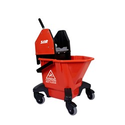 20 Litre Mopping Bucket with Wringer - Red 