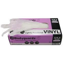 Vinyl Powdered Gloves - Large