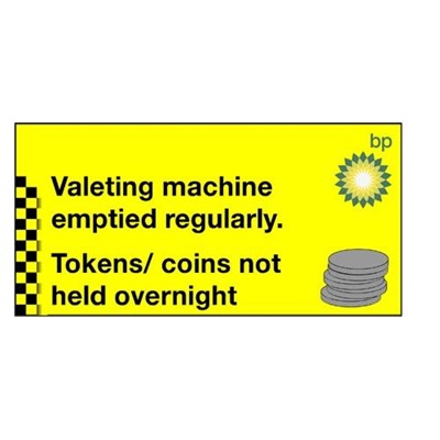 Valeting Equipment Sticker
