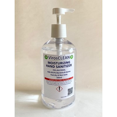 Virosclean Hand Sanitiser - 500ml STOCK OF THIS PRODUCT HAS NOW DEPLETED - PLEASE SEARCH FOR ALTERNATIVE PRODUCT PUMPSAN70
