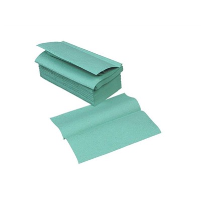 Green Interfold Hand Towels - 190x250mm