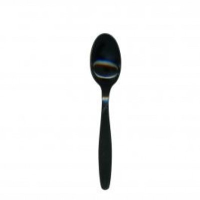 Black Dessert Spoon - Medium Duty