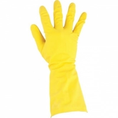 Yellow Rubber Gloves - Large