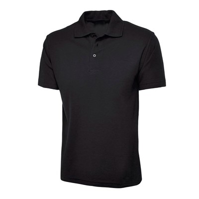 2XL Black Polo T-Shirt