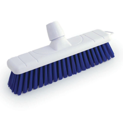 12" Stiff Bristle Hygiene Brush Head - Blue